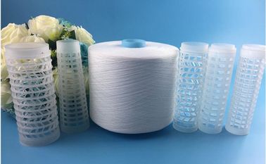High Strength 100% Virgin Spun Polyester 50/2 Yarn for Sewing Thread Raw White